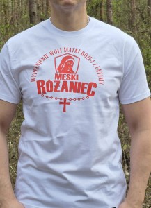 Koszulka ,,Męski Różaniec"